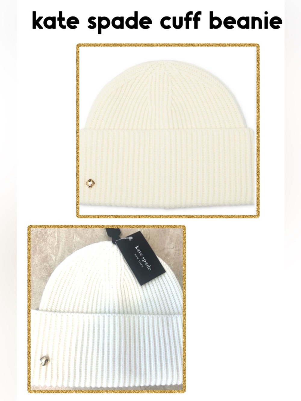 kate spade cuff beanie